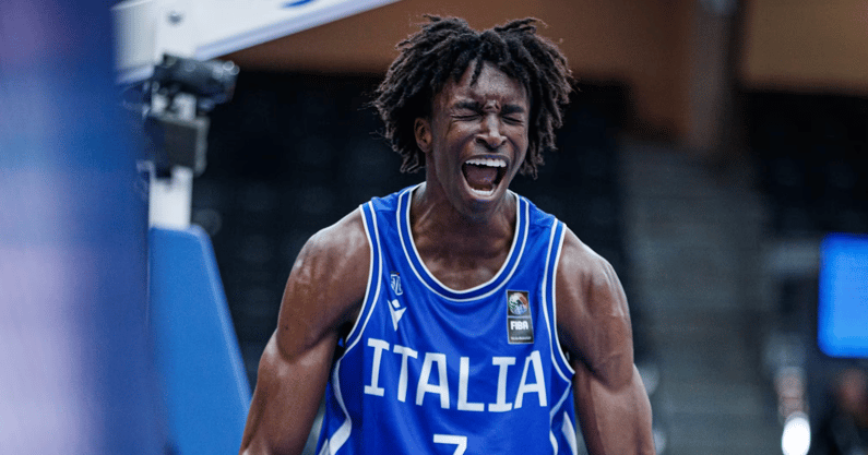 Dame Sarr of Italy is an option for college basketball (Photo by: fiba.basketball)